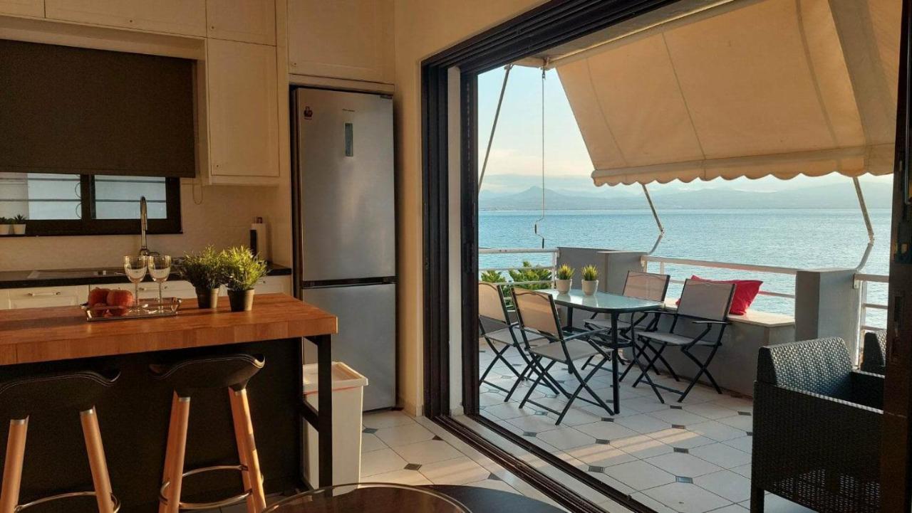 Ferienwohnung Loutraki Bay Exterior foto